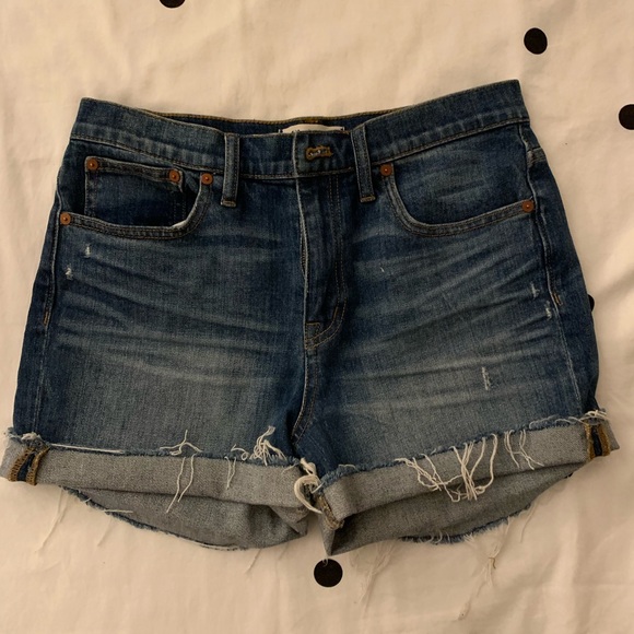 Madewell high rise Jean shorts - Picture 1 of 4